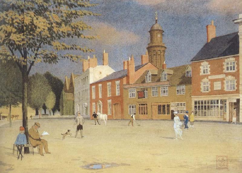 Joseph E.Southall The Green at Banbury